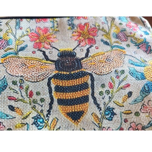 Cosmetic Bag Bumble Bee Travel Toiletry Makeup Pouch For Women Girls Pencil Case - Picture 7 of 9